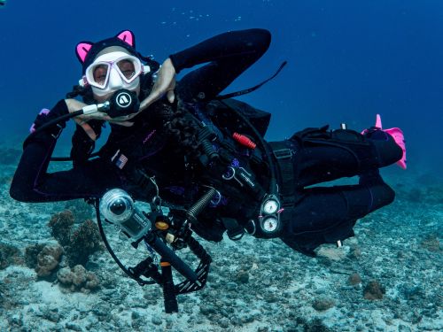 Diver Tiny in the Andaman Sea